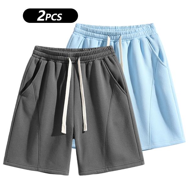 Men's Solid Pocket  Waist Shorts, Lightweight Breathable Shorts, Casual Breathable Comfortable Shorts for Running Gym Workout, Men's Bottoms for All Seasons