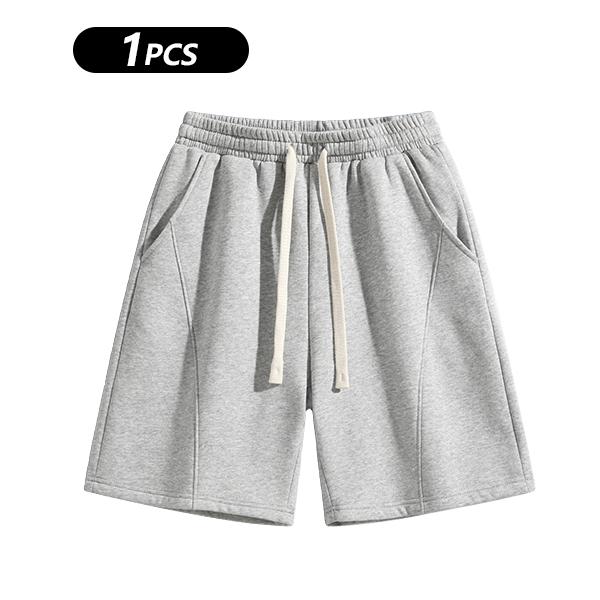 Men's Solid Pocket  Waist Shorts, Lightweight Breathable Shorts, Casual Breathable Comfortable Shorts for Running Gym Workout, Men's Bottoms for All Seasons