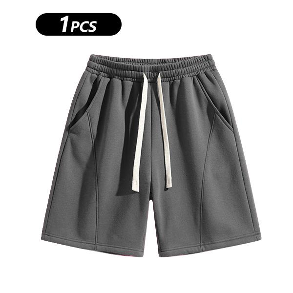 Men's Solid Pocket  Waist Shorts, Lightweight Breathable Shorts, Casual Breathable Comfortable Shorts for Running Gym Workout, Men's Bottoms for All Seasons