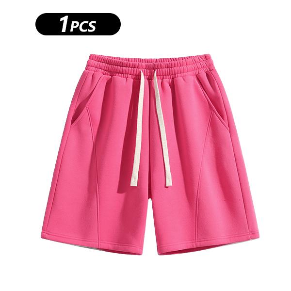 Men's Solid Pocket  Waist Shorts, Lightweight Breathable Shorts, Casual Breathable Comfortable Shorts for Running Gym Workout, Men's Bottoms for All Seasons