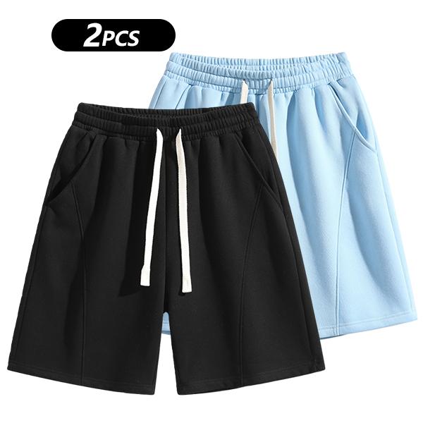 Men's Solid Pocket  Waist Shorts, Lightweight Breathable Shorts, Casual Breathable Comfortable Shorts for Running Gym Workout, Men's Bottoms for All Seasons
