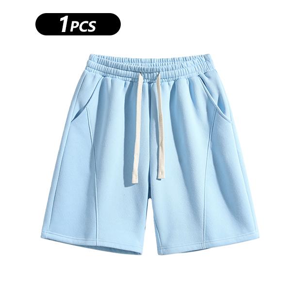 Men's Solid Pocket  Waist Shorts, Lightweight Breathable Shorts, Casual Breathable Comfortable Shorts for Running Gym Workout, Men's Bottoms for All Seasons