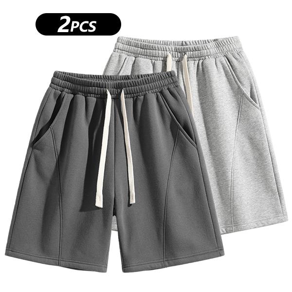 Men's Solid Pocket  Waist Shorts, Lightweight Breathable Shorts, Casual Breathable Comfortable Shorts for Running Gym Workout, Men's Bottoms for All Seasons