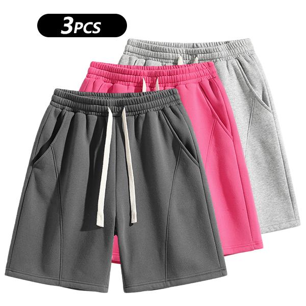 Men's Solid Pocket  Waist Shorts, Lightweight Breathable Shorts, Casual Breathable Comfortable Shorts for Running Gym Workout, Men's Bottoms for All Seasons